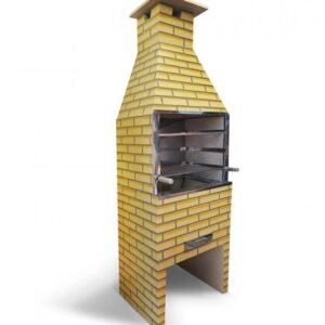 CHURRASQUEIRA PRÉ-MOLDADA MÉDIA MARFIM MESCLADO