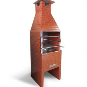 CHURRASQUEIRA PRÉ-MOLDADA MÉDIA VERMELHA